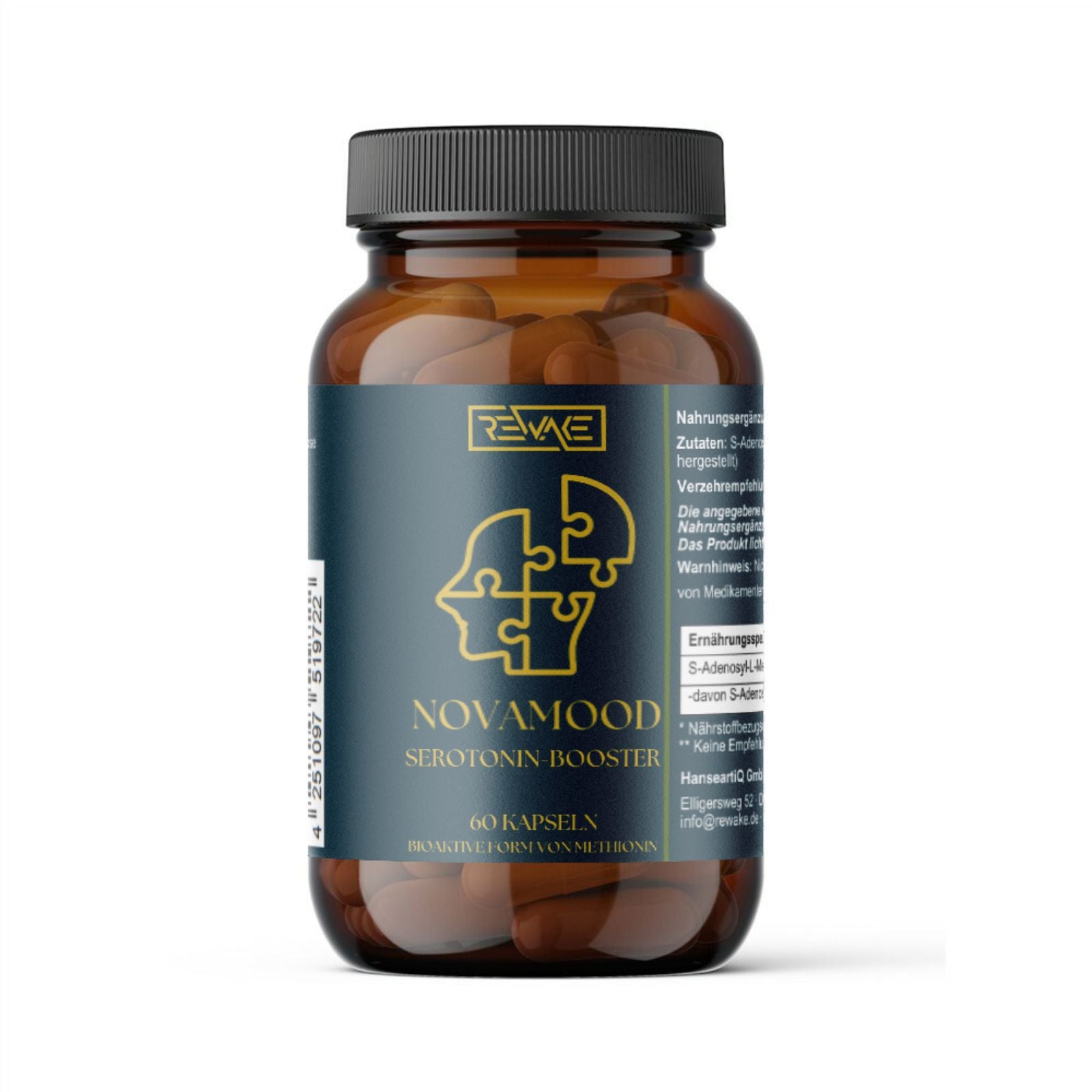 NovaMood SAMe Kapseln – natürliche Alternative zu Antidepressiva für bessere Stimmung und mehr Lebensfreude